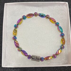 Colorful Iridescent Beaded Bracelet #25